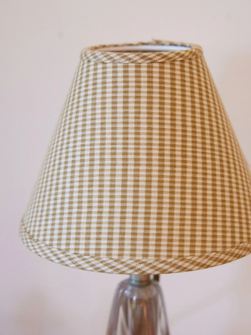 Suzanne, la petite lampe en cristal et vichy N°645
