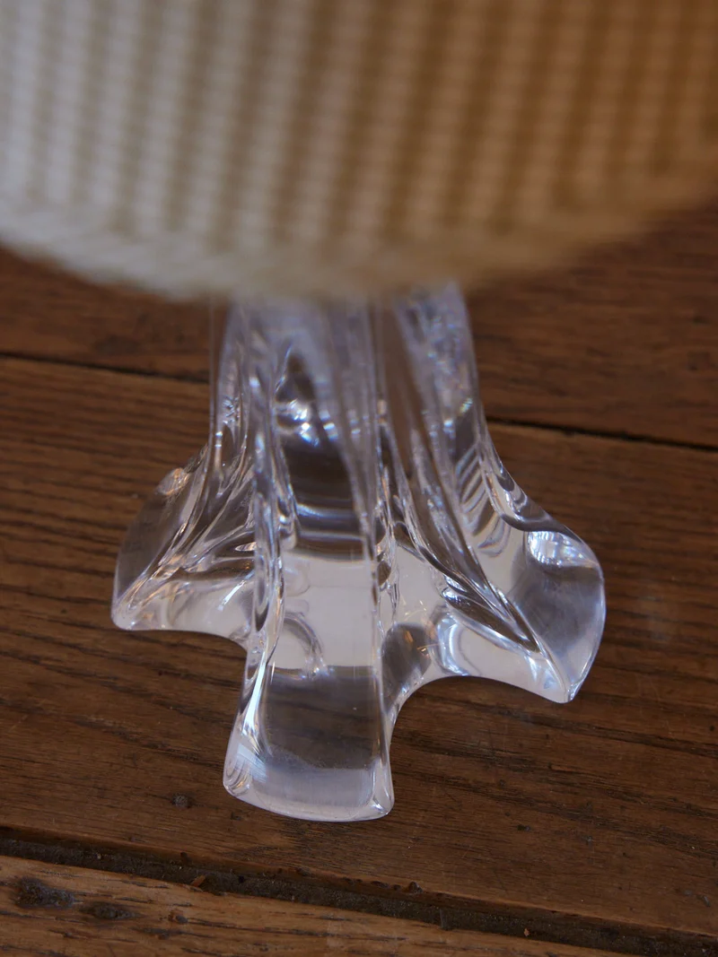 Suzanne, la petite lampe en cristal et vichy N°645
