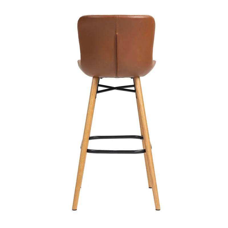 Chaise snack PU Marron