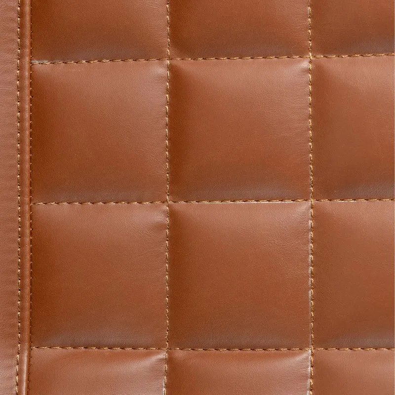 Chaise snack PU Marron