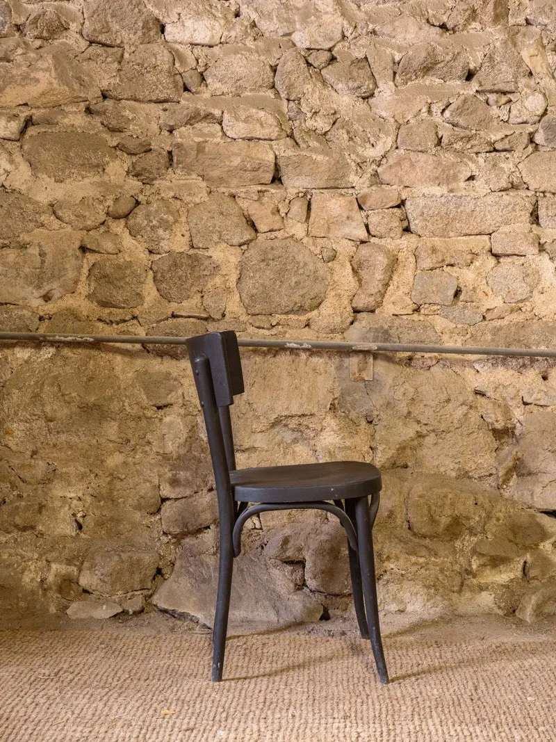 Claude, la chaise en bois noir N°1624