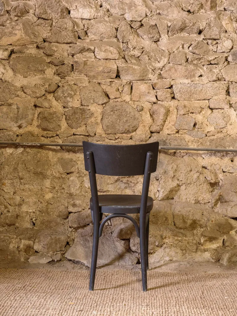 Claude, la chaise en bois noir N°1624