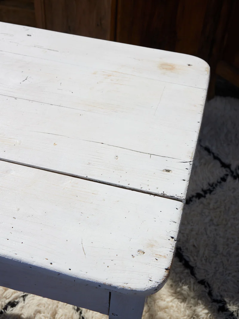 Edouard, le grand bureau en bois blanc N°1074