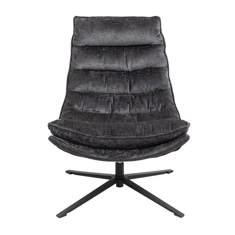 Fauteuil pivotant gris foncé