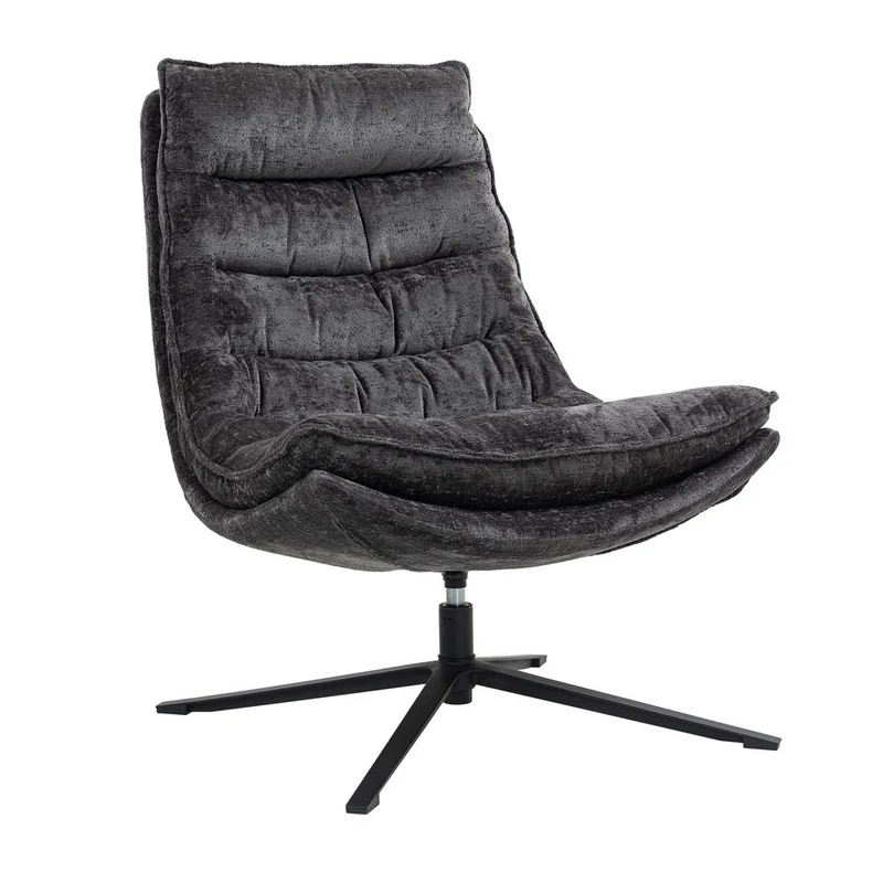 Fauteuil pivotant gris foncé