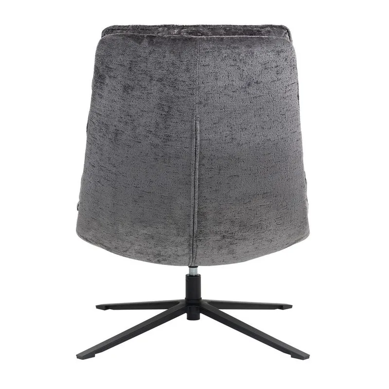 Fauteuil pivotant gris foncé