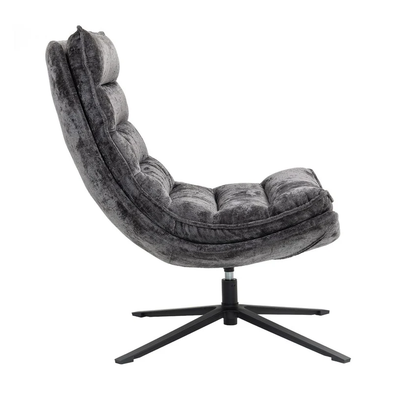 Fauteuil pivotant gris foncé