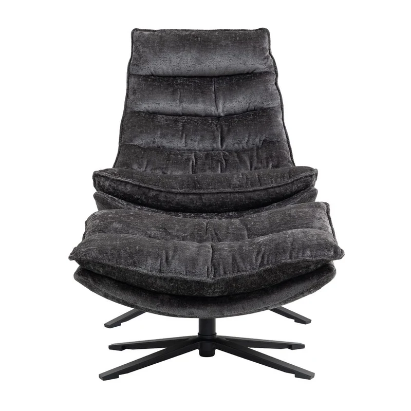 Fauteuil pivotant gris foncé