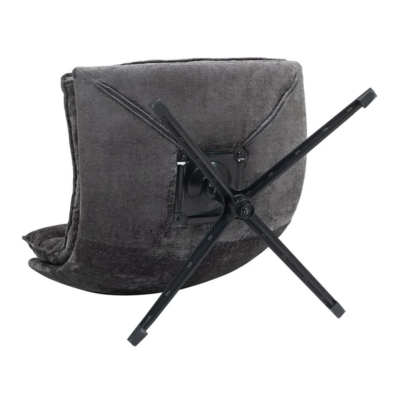 Fauteuil pivotant gris foncé