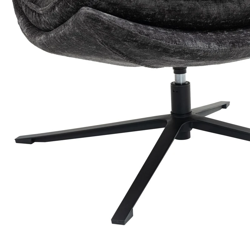Fauteuil pivotant gris foncé