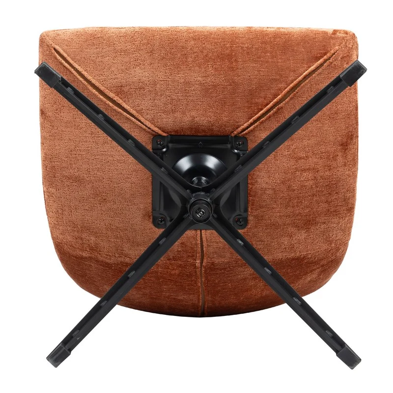 Fauteuil pivotant cuivre