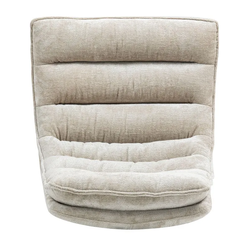 Fauteuil pivotant beige