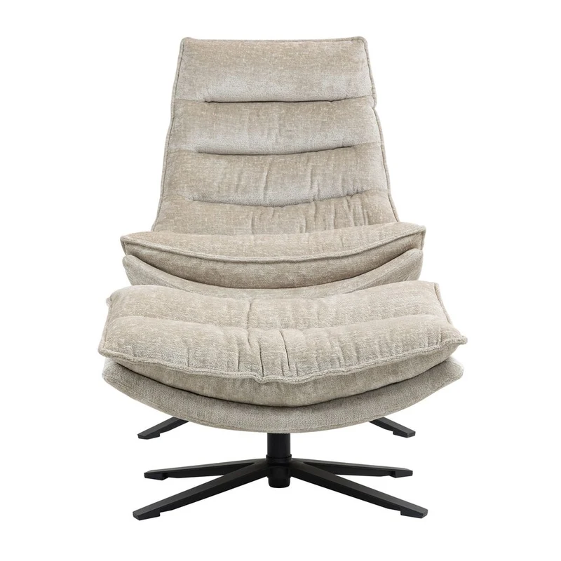 Fauteuil pivotant beige