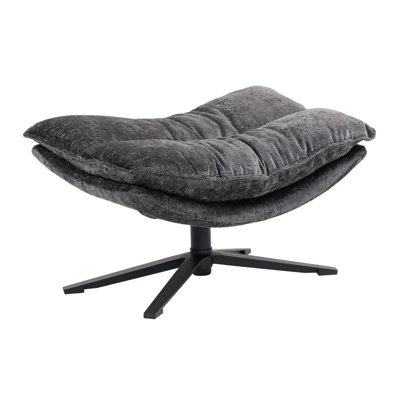 Repose-pieds gris foncé