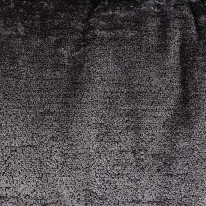 Repose-pieds gris foncé