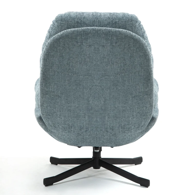 Fauteuil inclinable pivotant bleu clair