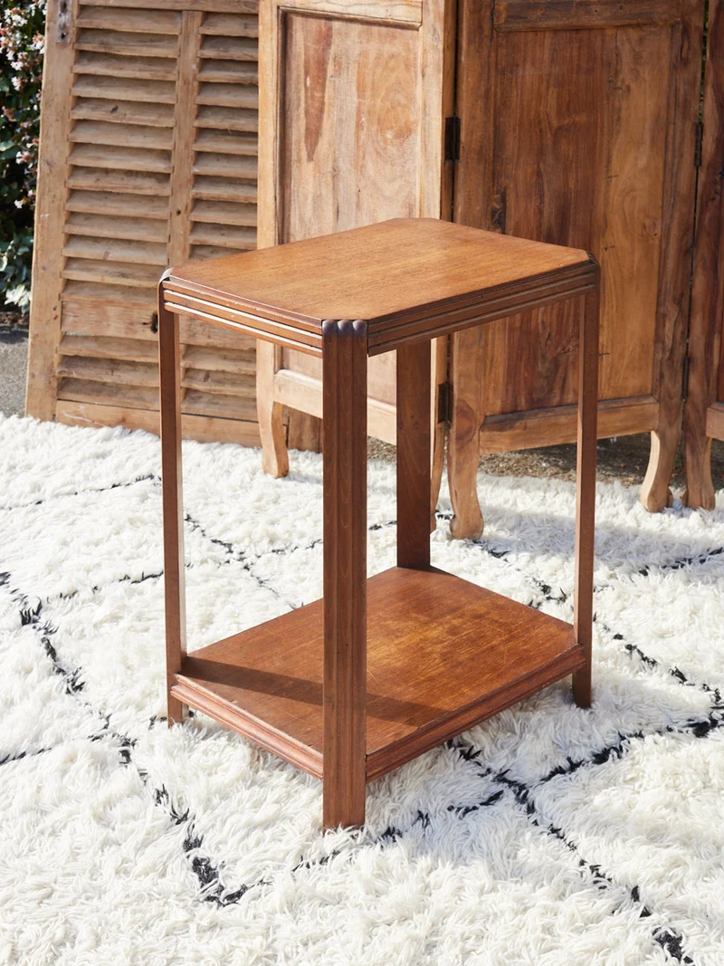 Hanna, la table d'appoint art déco en bois N°1563