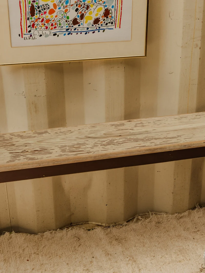 Antoine, le banc de ferme en bois marron N°398