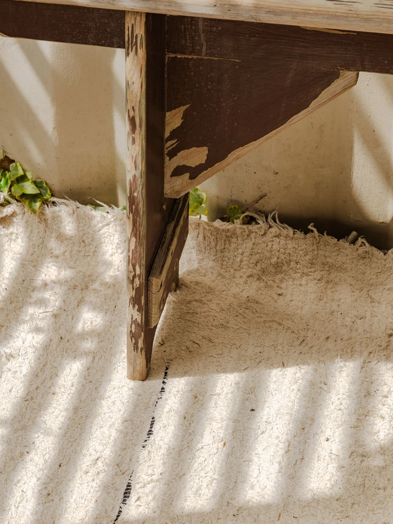 Antoine, le banc de ferme en bois marron N°398