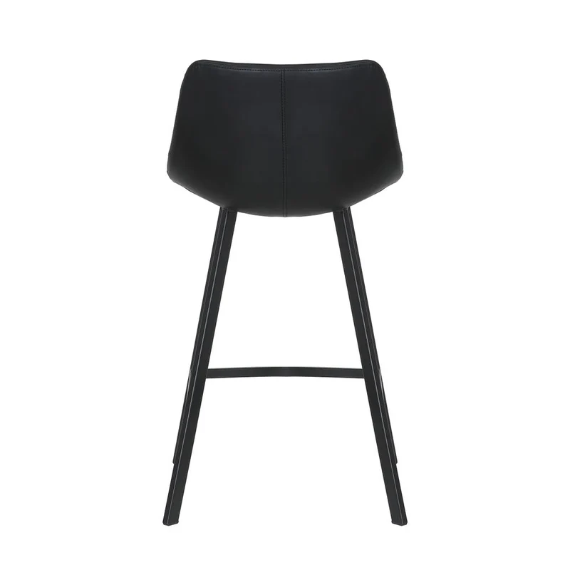 Chaise snack PU noir