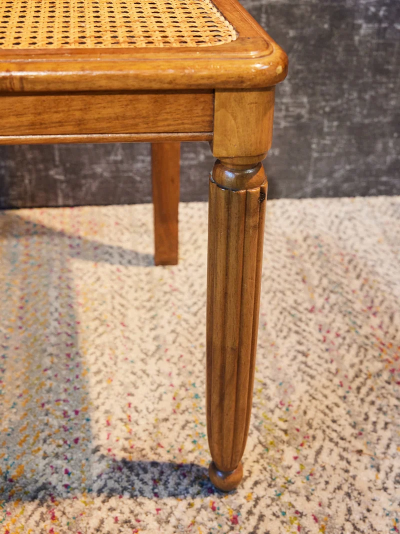 Claude, la paire de chaises Art déco en cannage N°1609