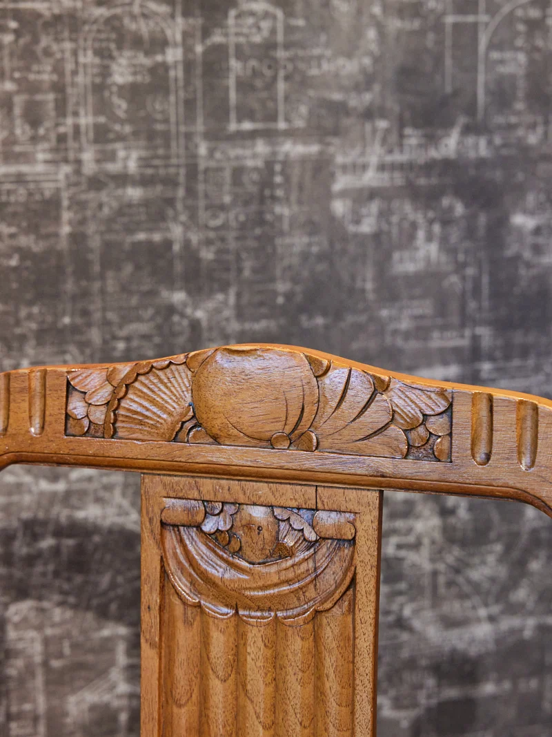 Claude, la paire de chaises Art déco en cannage N°1609