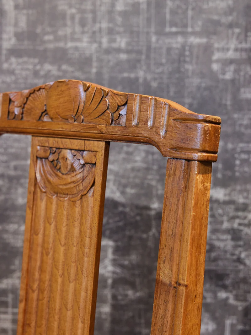 Claude, la paire de chaises Art déco en cannage N°1609