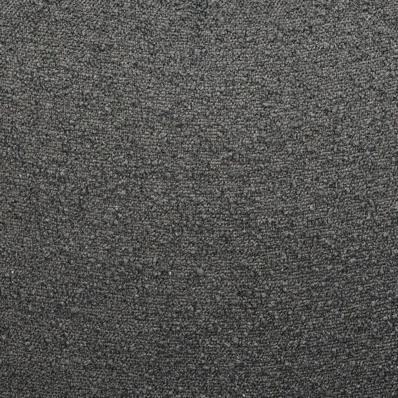Fauteuil en bouclette gris foncé