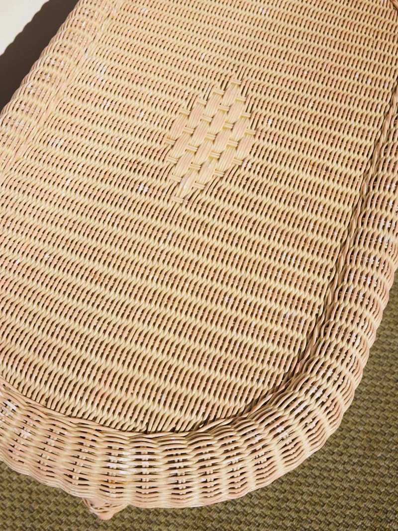 Léonie, la table basse en rotin verni N°1146