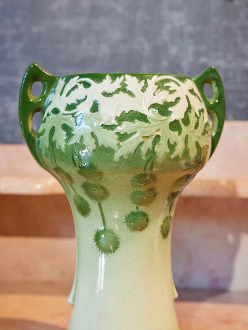 Alix, la paire de vases en faïence Art déco N°1161