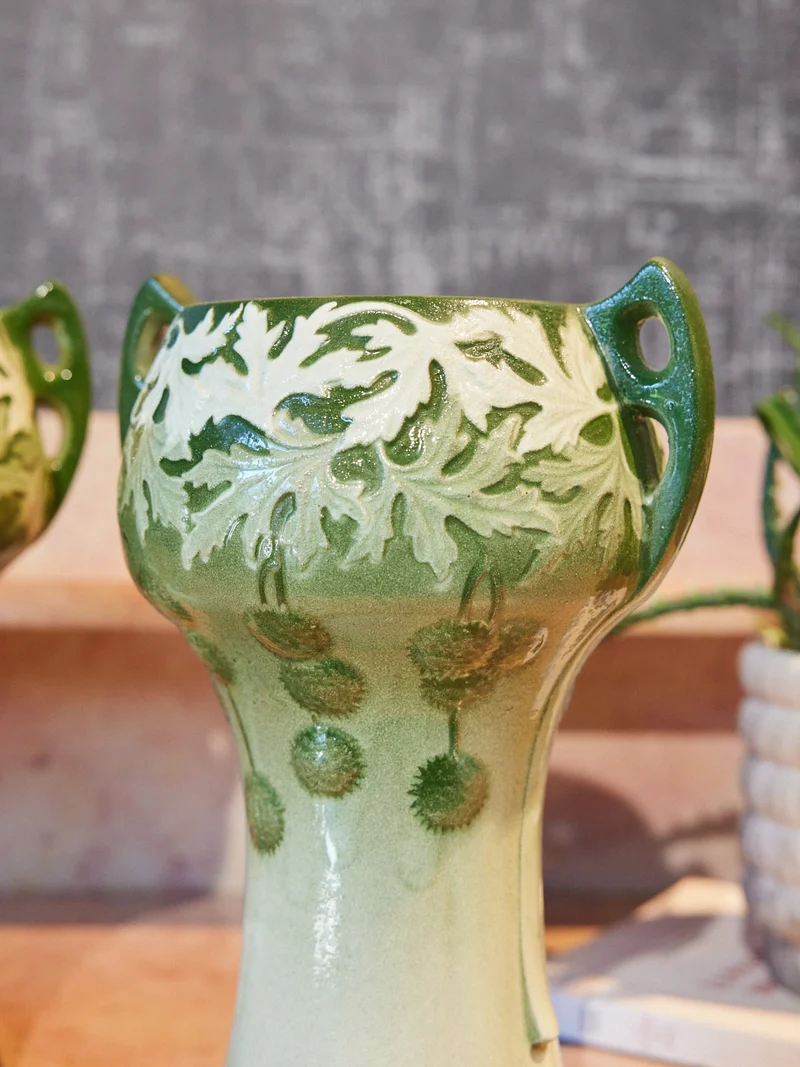 Alix, la paire de vases en faïence Art déco N°1161