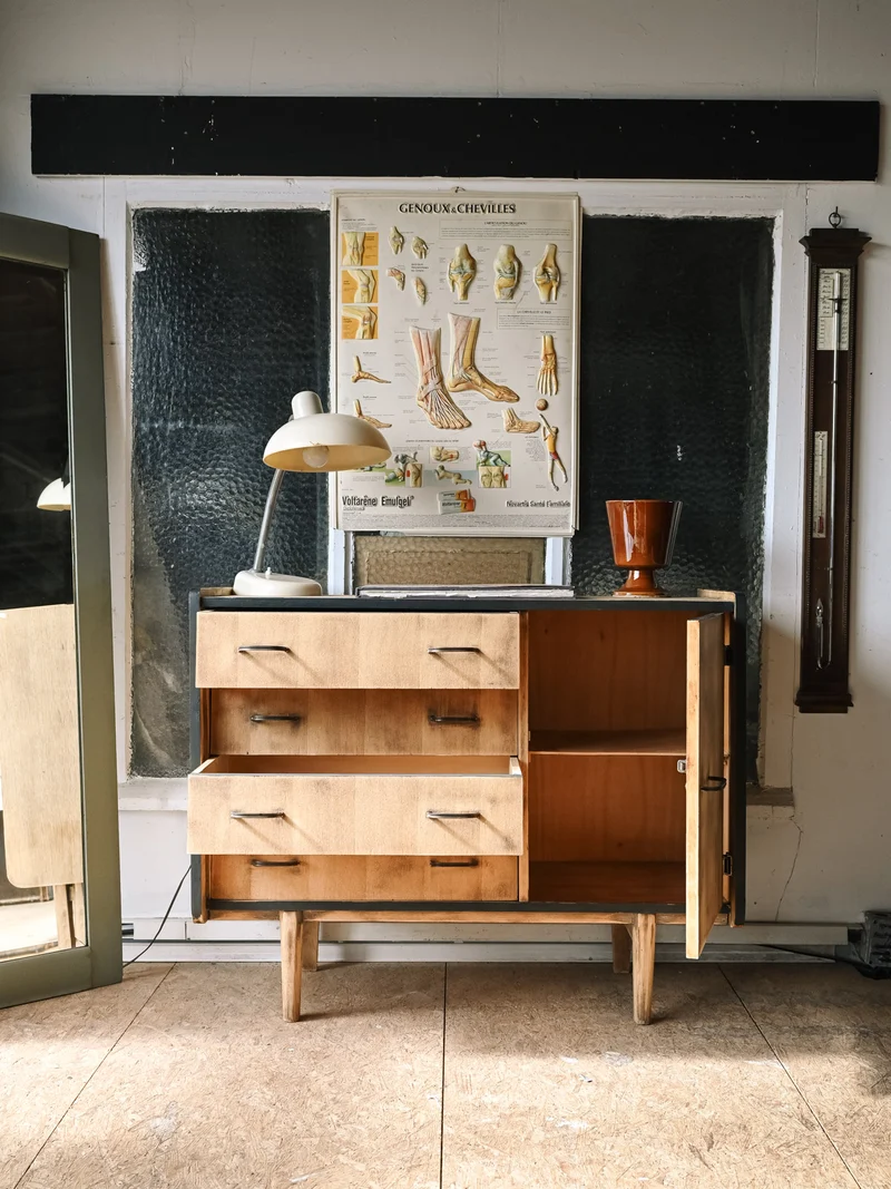 Olga, la commode scandinave en bois N°1082
