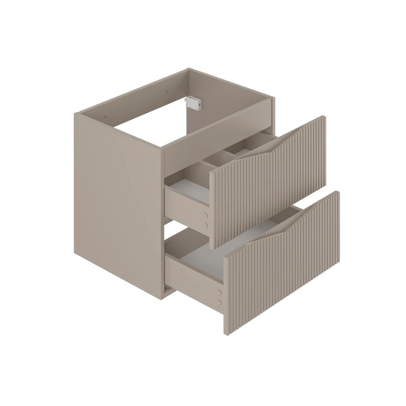 Meuble double vasque encastrée 120cm Tao Cachemire