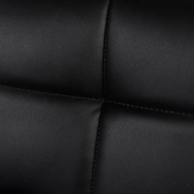 Chaise snack noir pieds chêne noir