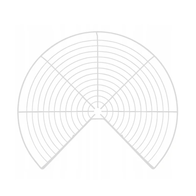 Carrousel de rangement d'angle 3/4 pour placard de cuisine système - 690mm - Blanc