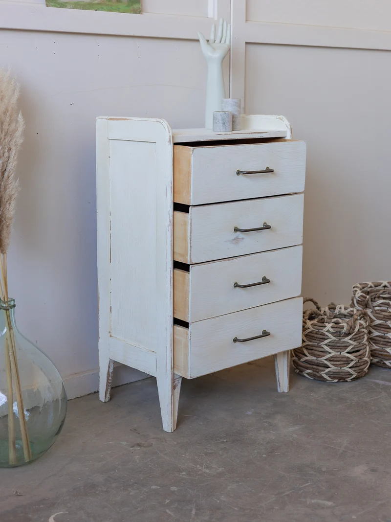 Garance, la commode blanc patiné N°746