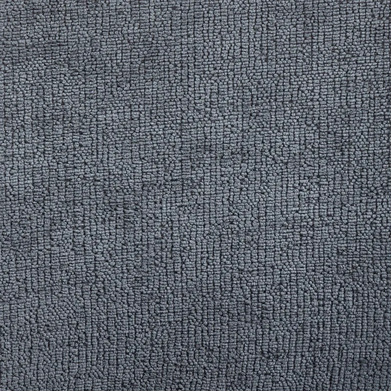 Chaise repas avec accoudoirs tissu chenille gris pied métal