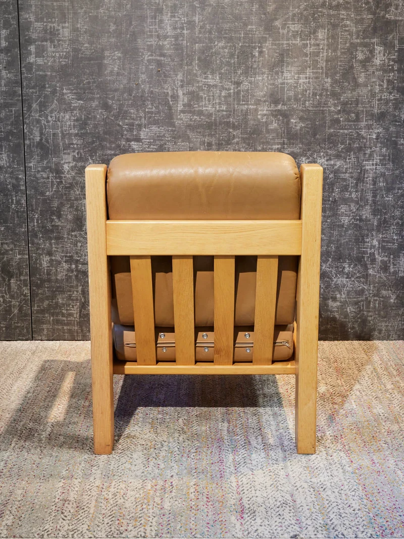 Jakob, la paire de fauteuils en pin N°1370