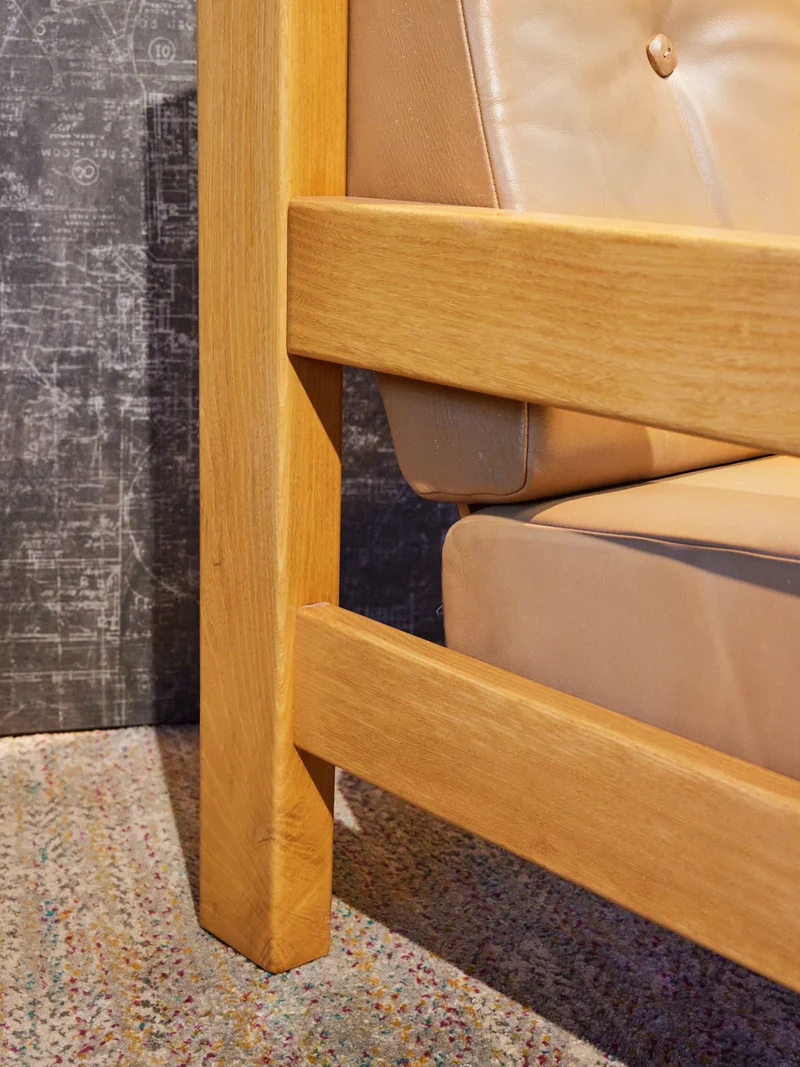 Jakob, la paire de fauteuils en pin N°1370