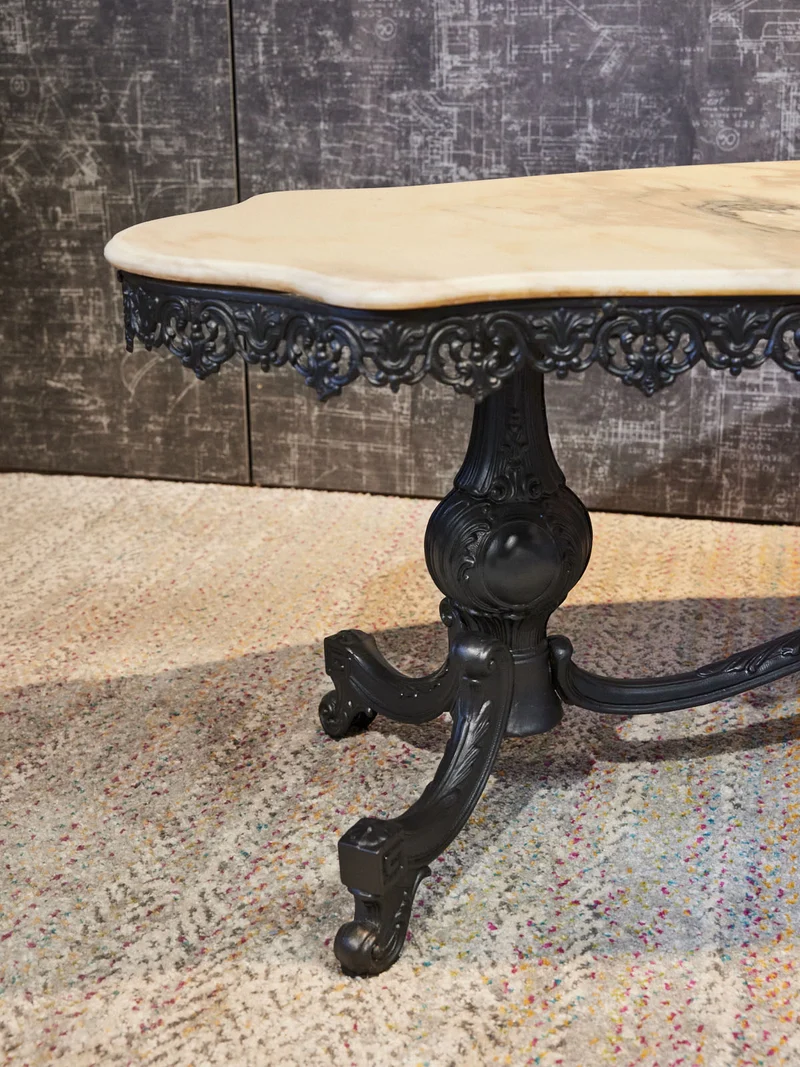 Léonie, la table basse en marbre relookée N°1157