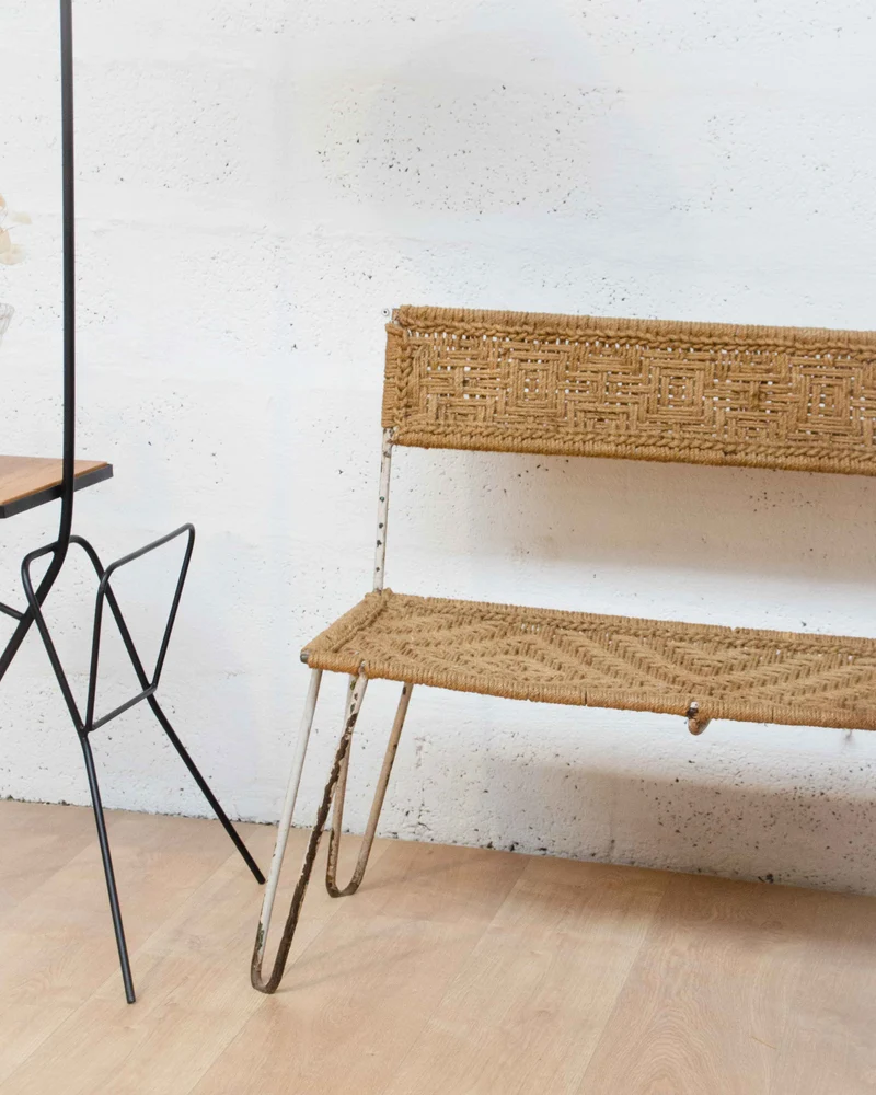 Martine, la banquette indienne en jute N°66