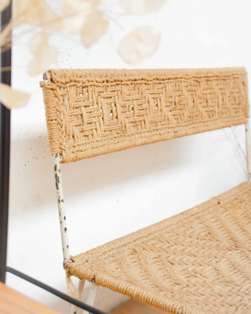 Martine, la banquette indienne en jute N°66