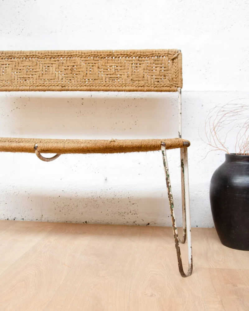 Martine, la banquette indienne en jute N°66