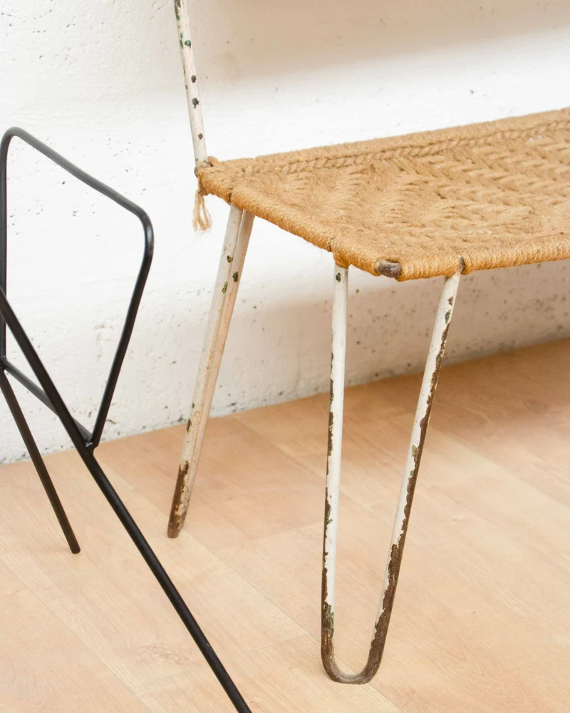 Martine, la banquette indienne en jute N°66