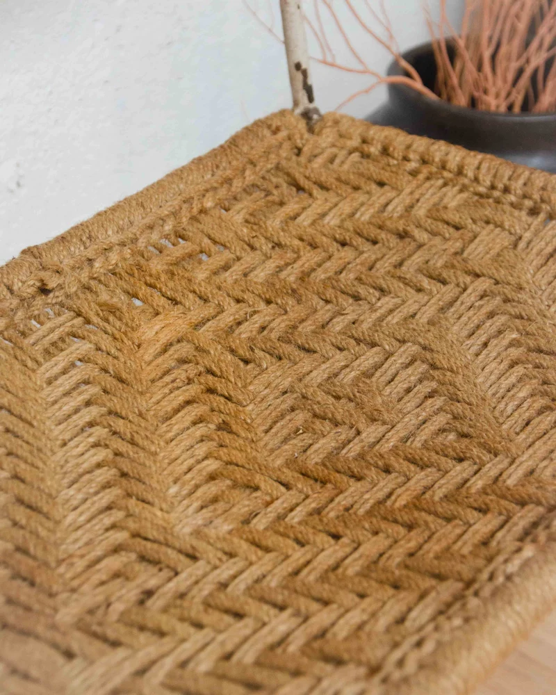Martine, la banquette indienne en jute N°66