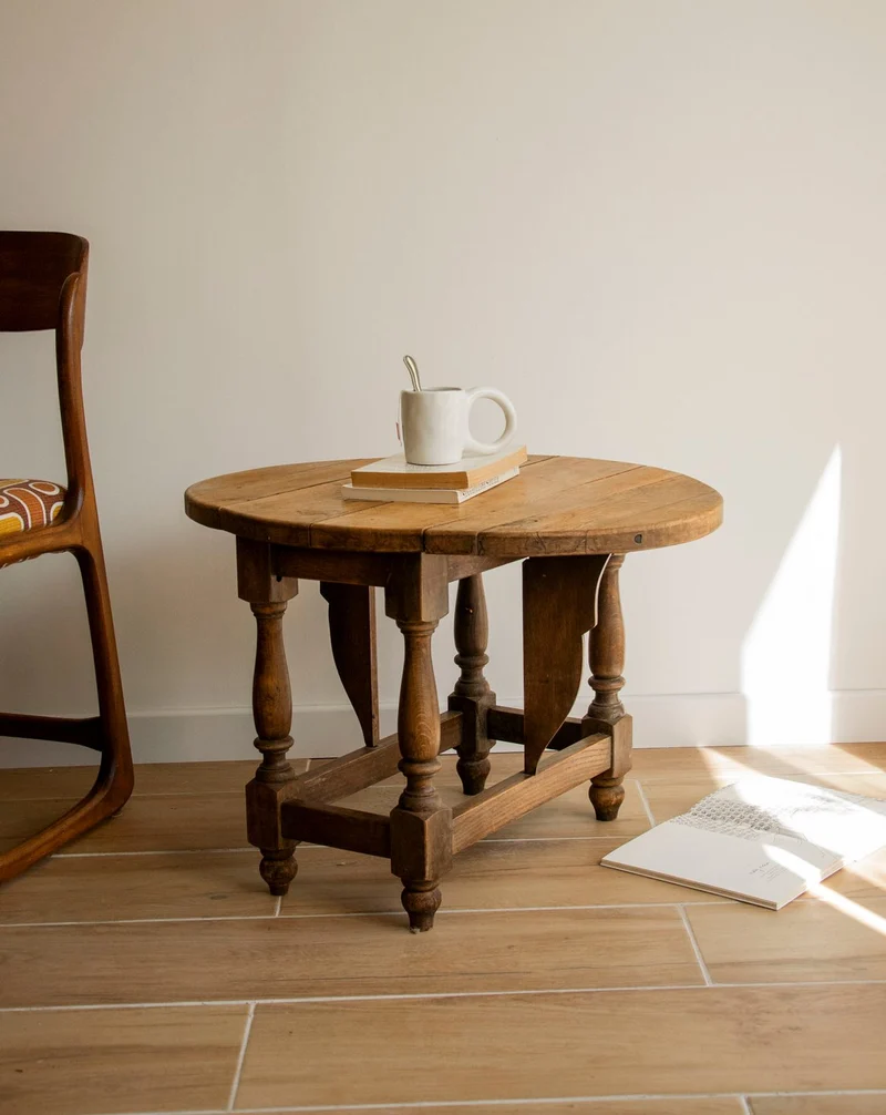 Léonie, la table basse à rabats N°1147