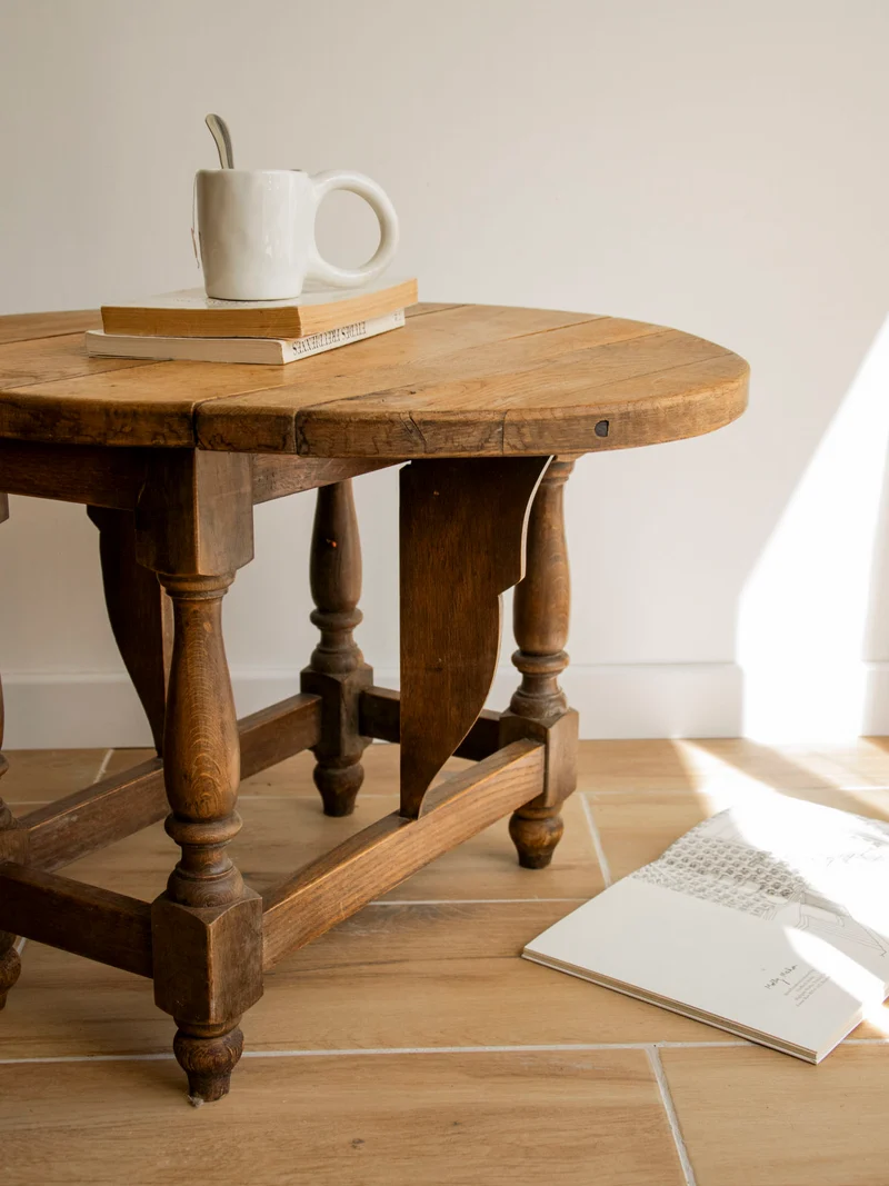 Léonie, la table basse à rabats N°1147
