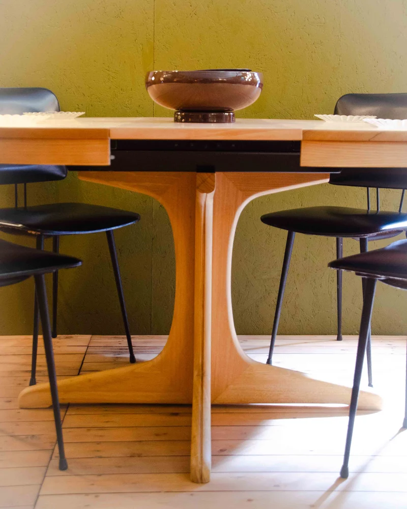 Karla, la table à manger en frêne N°1256