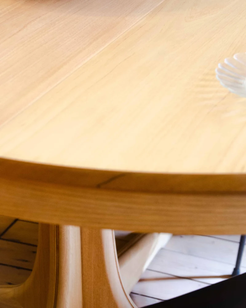 Karla, la table à manger en frêne N°1256