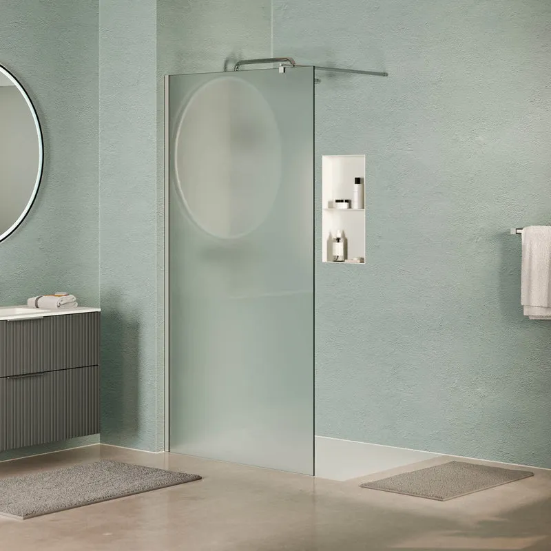Douche à l’italienne EIRA - Verre dépoli 8 mm et 10 mm